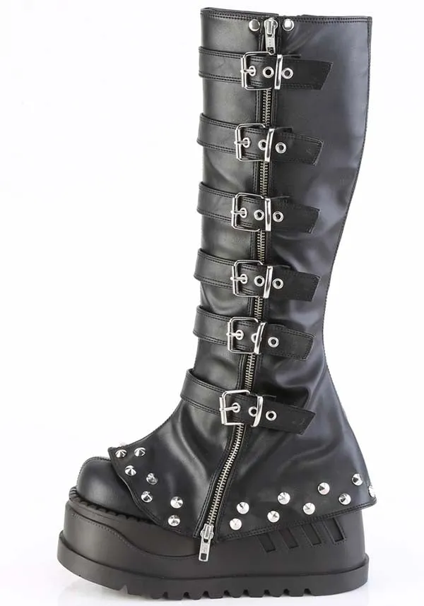 STOMP-223 [Black] | PLATFORM BOOTS [PREORDER]