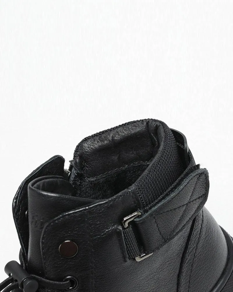 Streetwear Leather Waterproof Sneakers