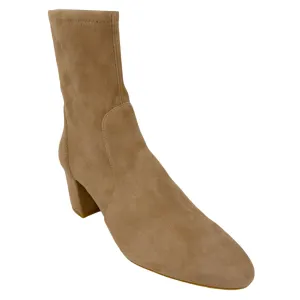 Stuart Weitzman Beige Suede Booties