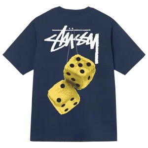 Stussy Fuzzy Dice Tee Navy