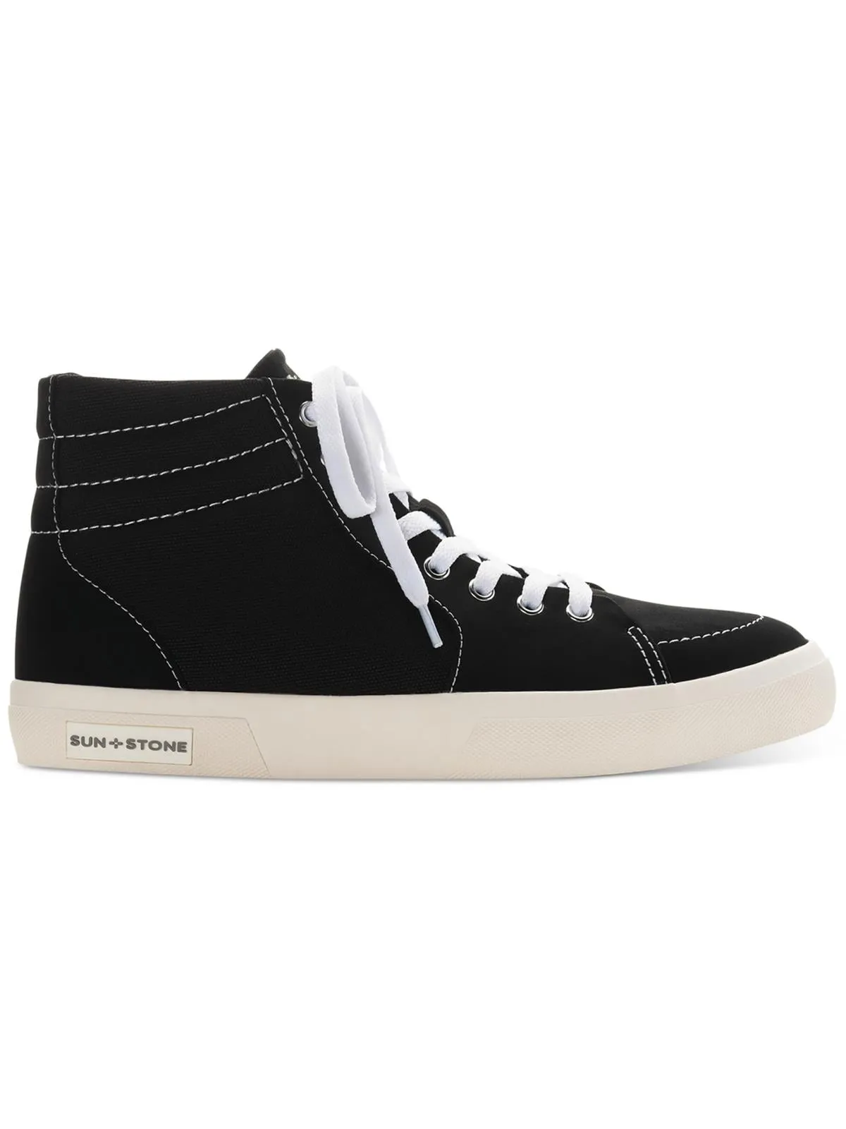 Sun   Stone Men's Jett High Top Sneakers Black