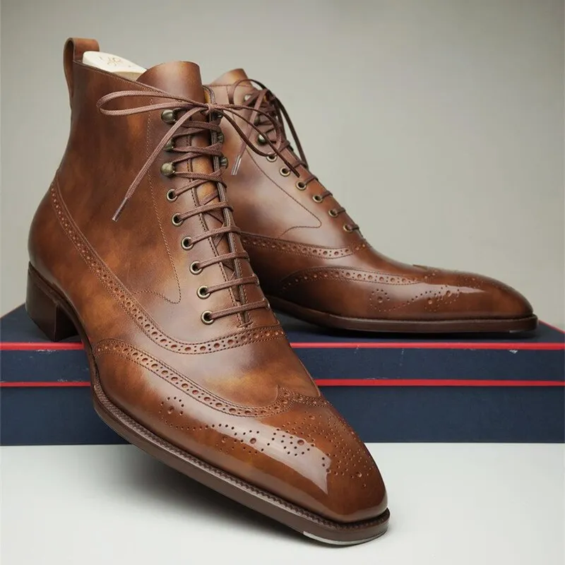 TEEK - Brogue Biz Men Short Boots