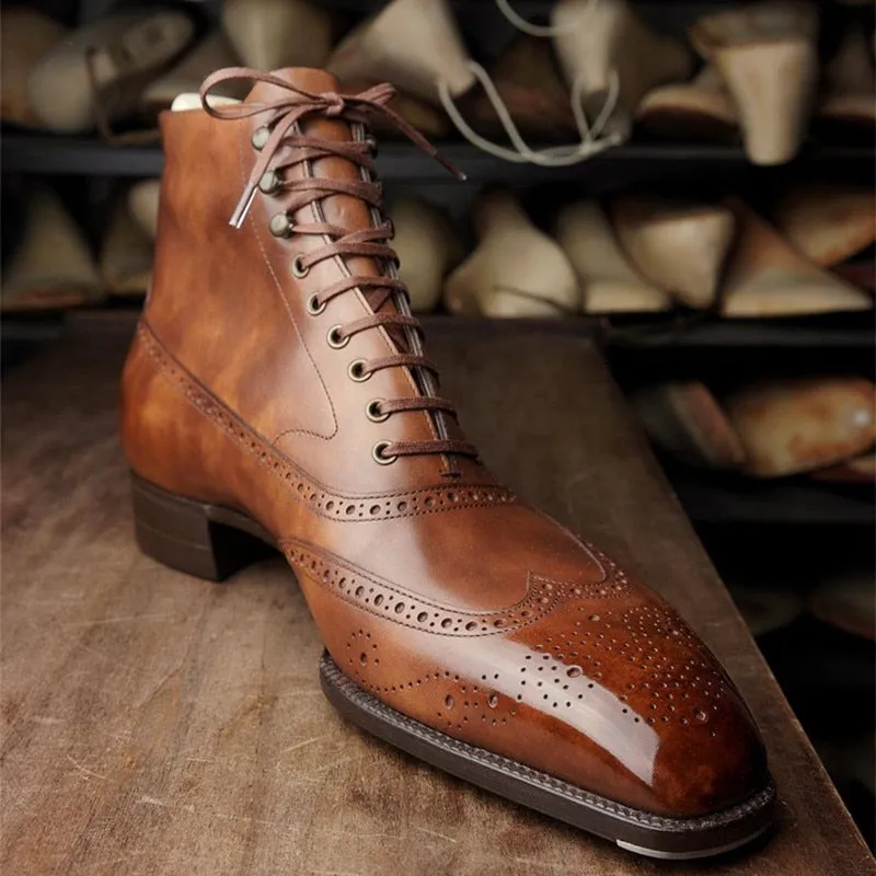 TEEK - Brogue Biz Men Short Boots