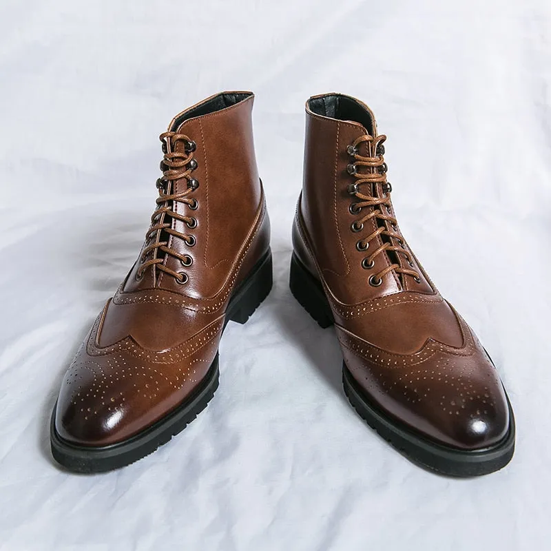 TEEK - Brogue Biz Men Short Boots