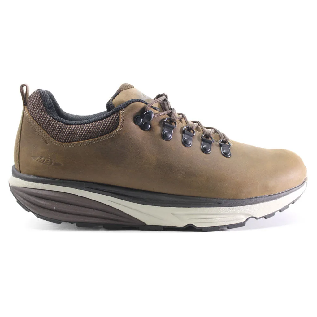 Terra Waterproof Nubuck Leather Men's Low-Top Trainers