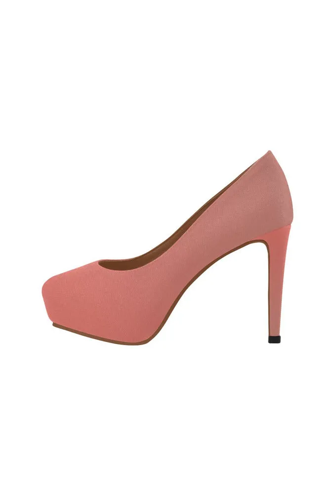 Terracotta Women's High Heels (Model 044)