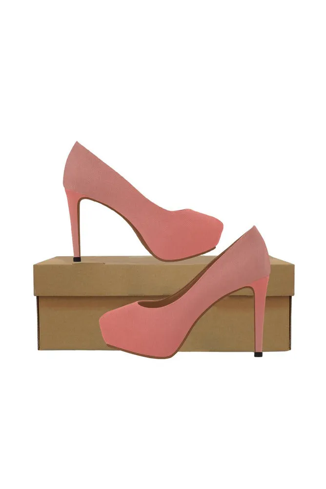 Terracotta Women's High Heels (Model 044)