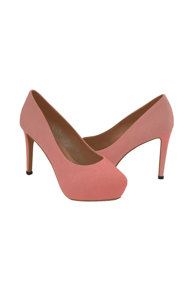 Terracotta Women's High Heels (Model 044)