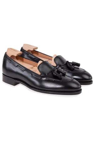 The Armoury Hudson Black Calf Tassel Loafers *factory seconds*