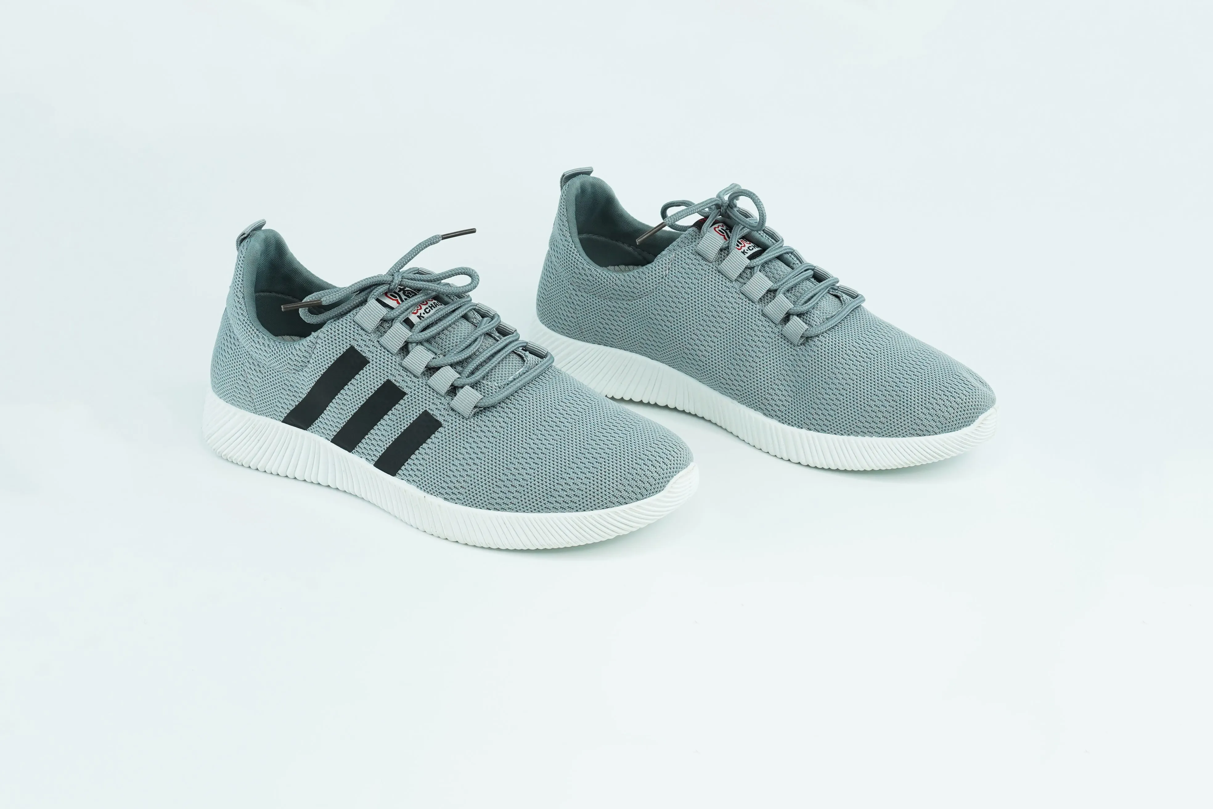 Three stripes running shoes