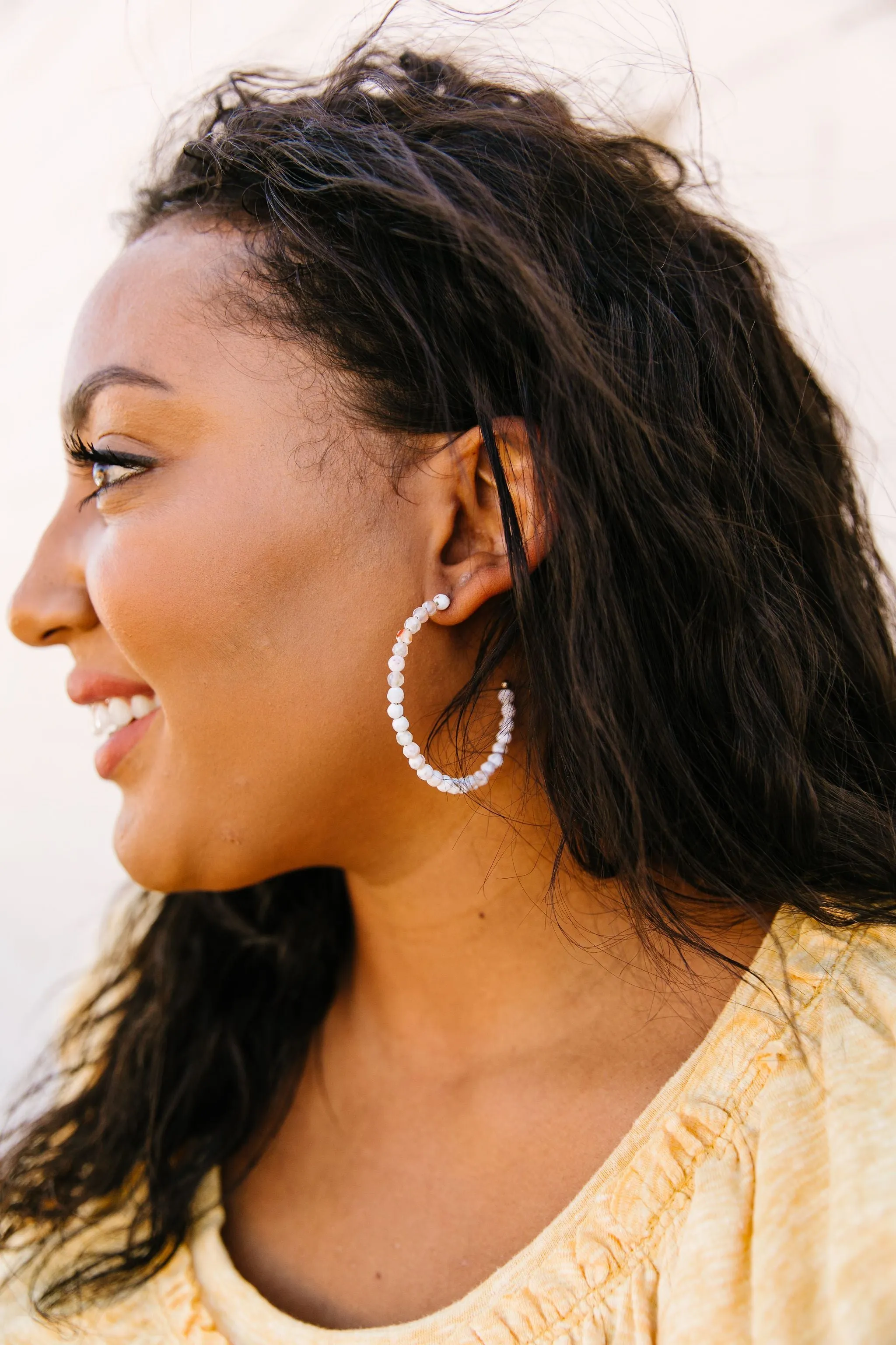 To Bead Or Not To Bead Hoops In Natural Stone