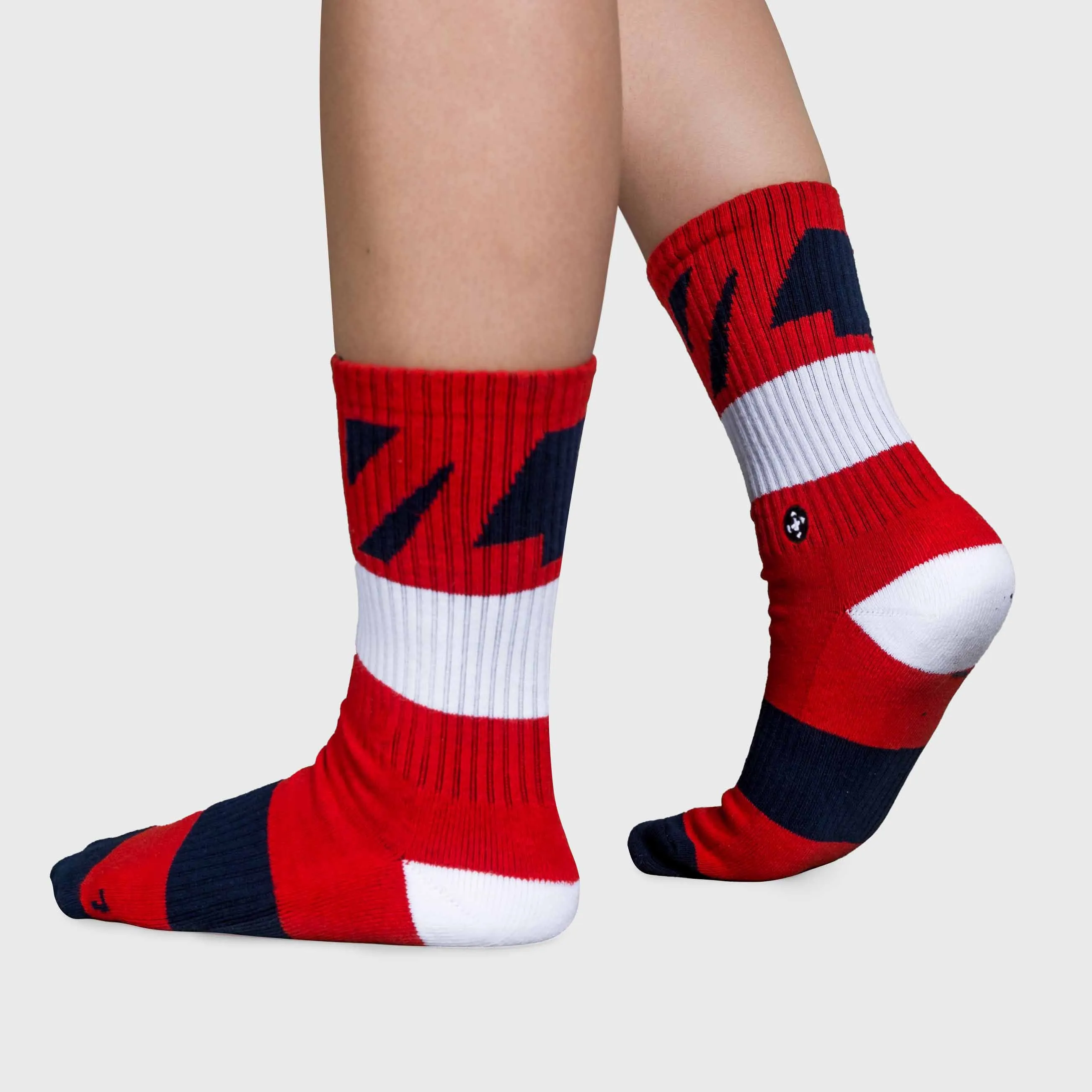 TWL - EVERYDAY CORE SOCKS - ARTISAN RED/WHITE/INDIGO