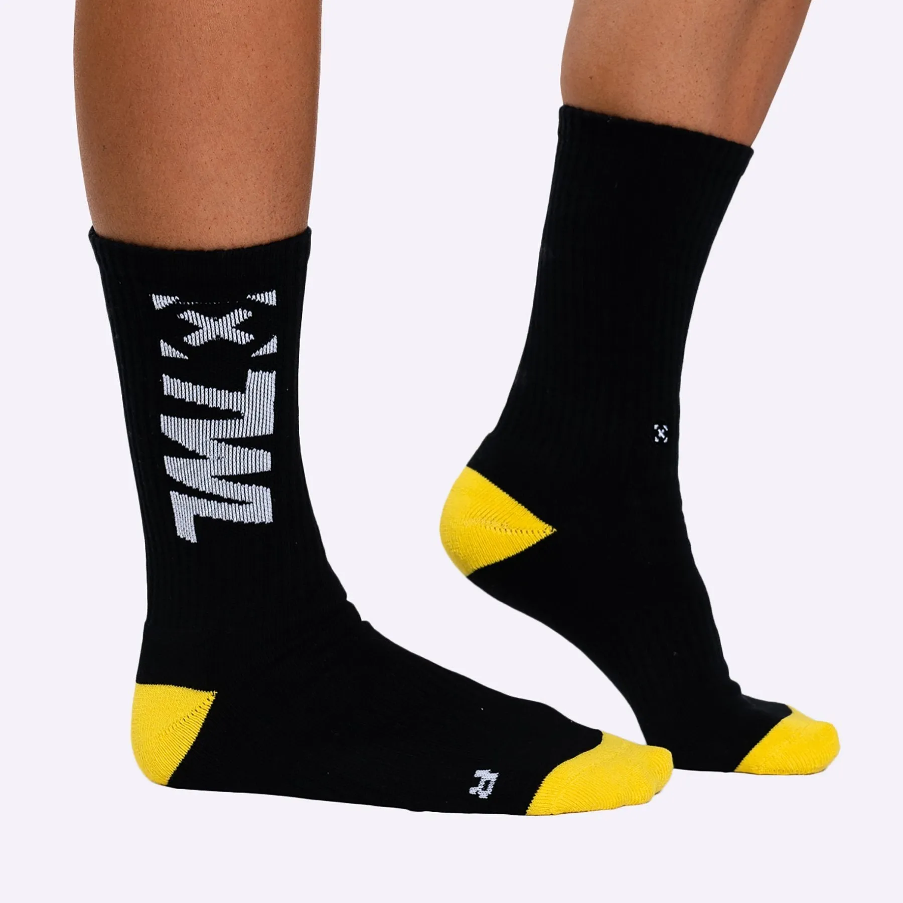 TWL - EVERYDAY CORE SOCKS - BLACK/YELLOW