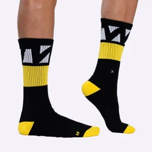 TWL - EVERYDAY CORE SOCKS - BLACK/YELLOW/WHITE