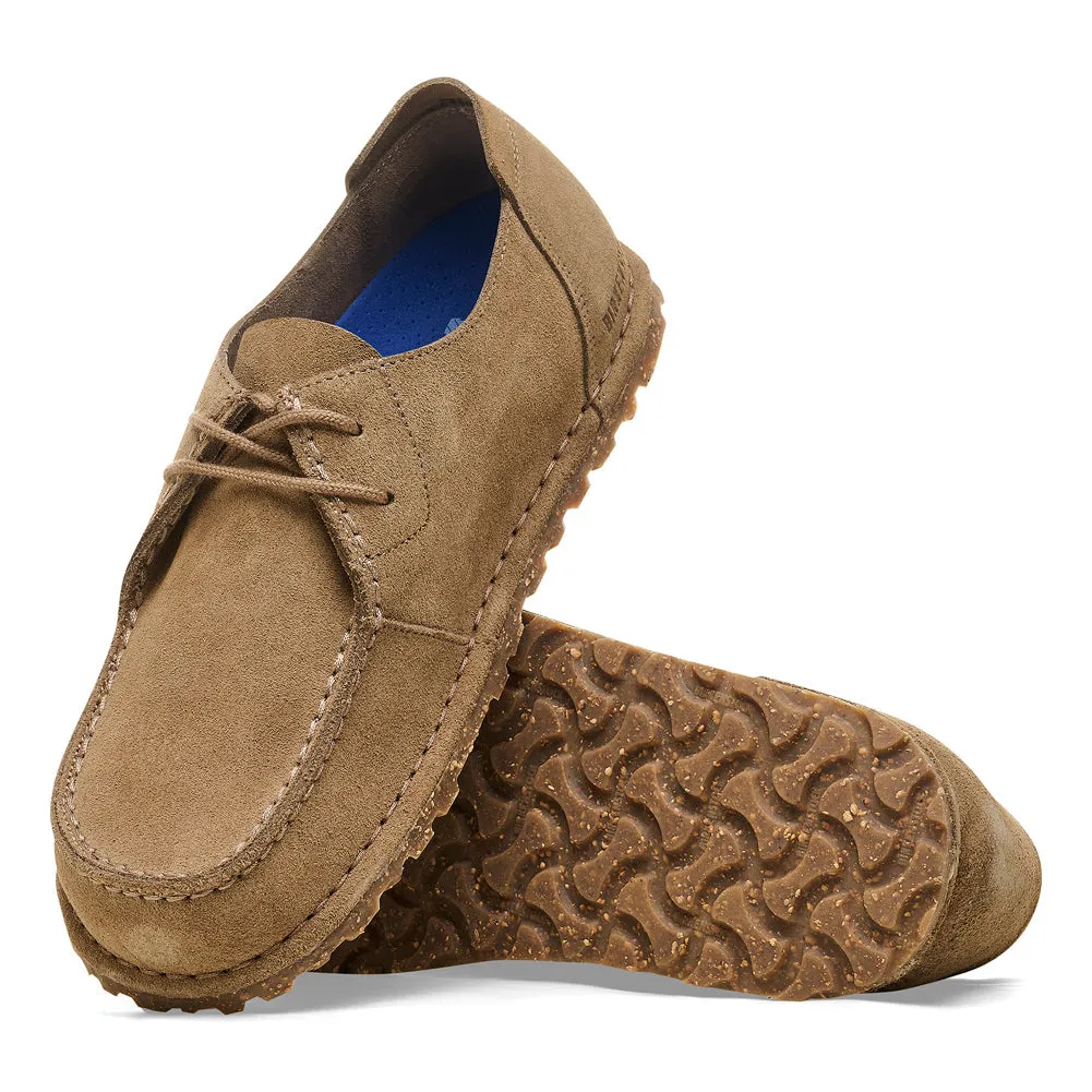 Utti Lace in Taupe Suede Regular Width by Birkenstock