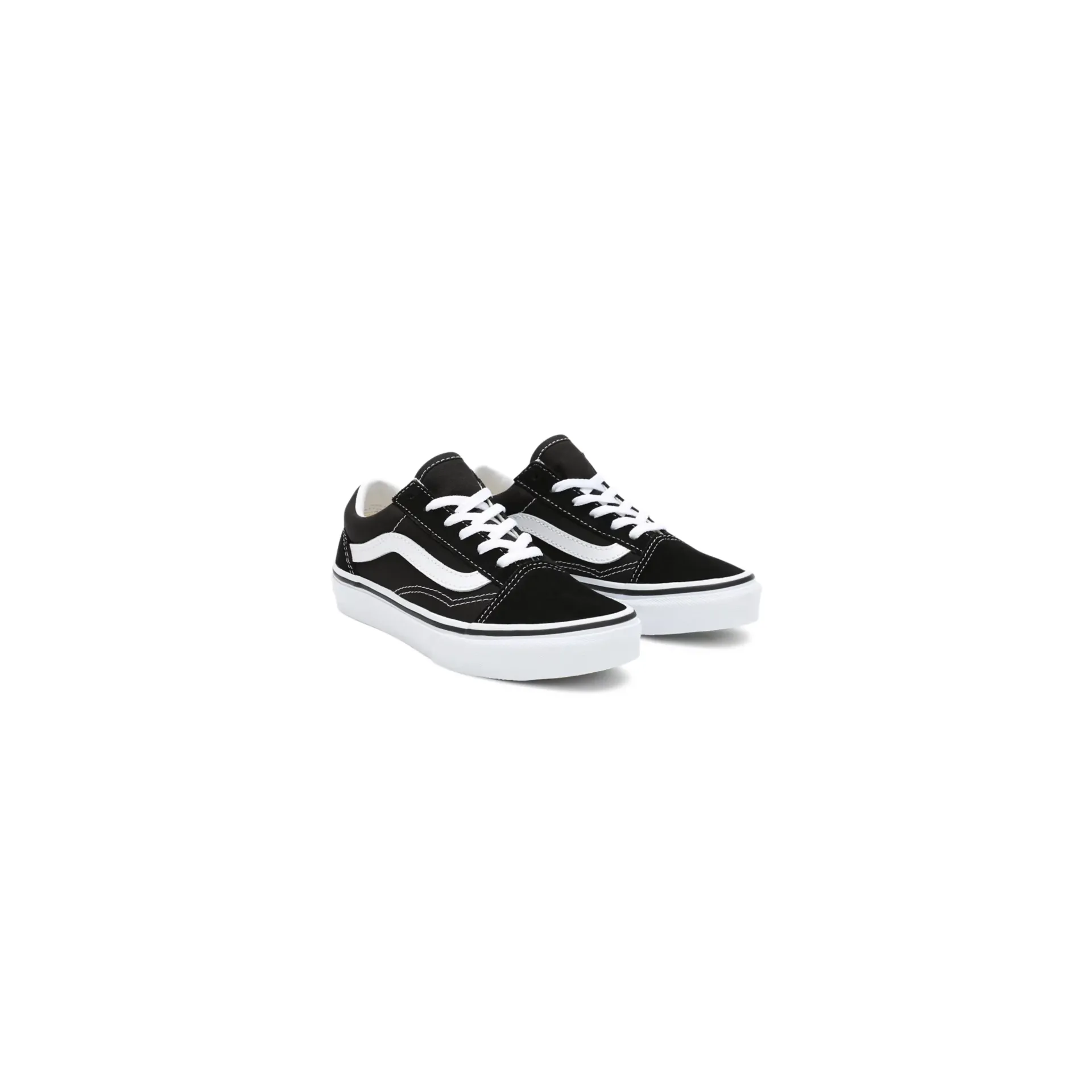 Vans Kid's Old Skool Shoes - Black / True White