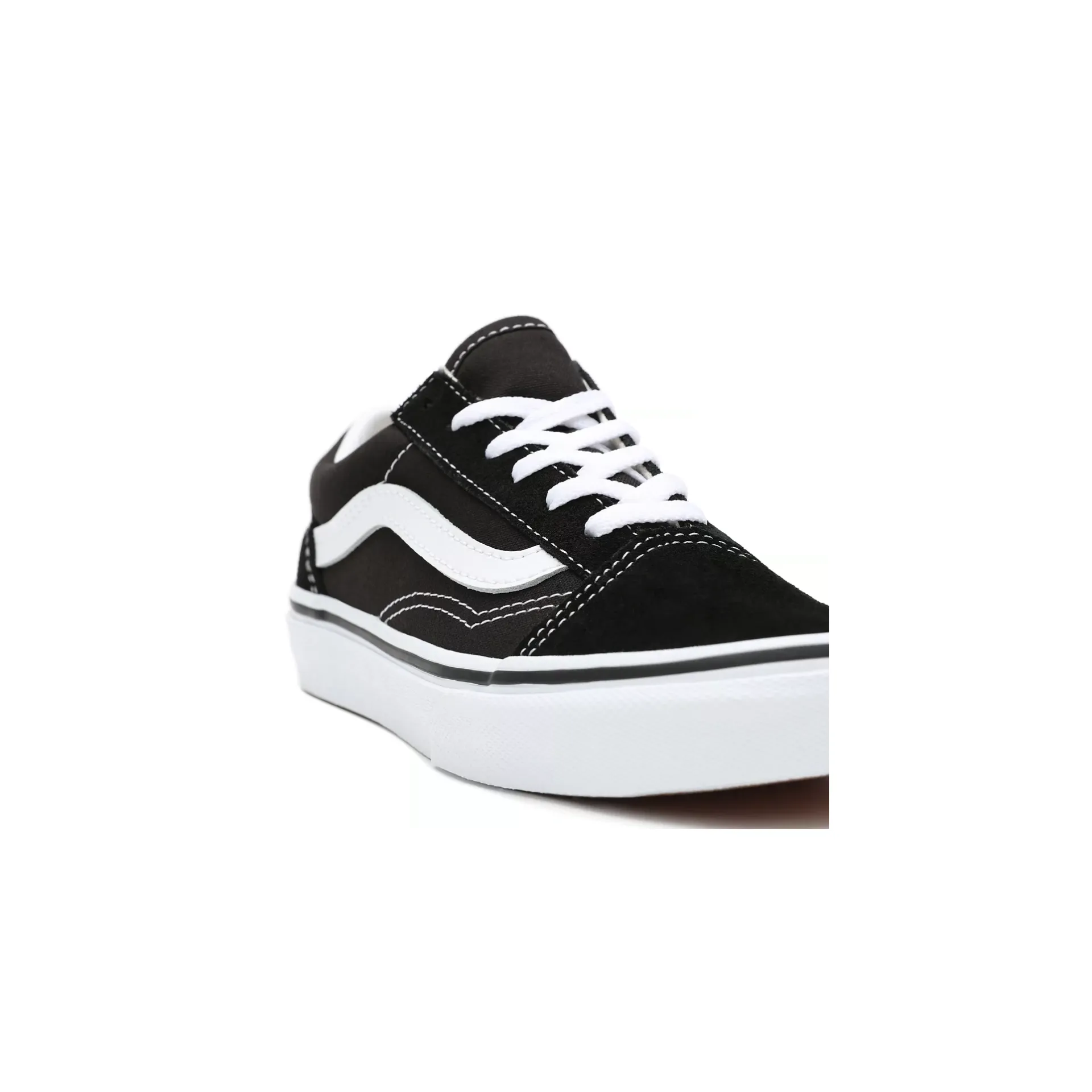 Vans Kid's Old Skool Shoes - Black / True White