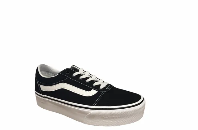 Vans scarpa sneakers con zeppa da donna Filmore Hi Platform VN0A5EM71871 nero bianco