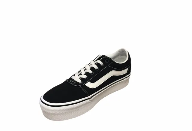 Vans scarpa sneakers con zeppa da donna Filmore Hi Platform VN0A5EM71871 nero bianco