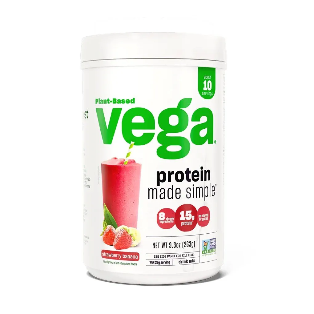 Vega Vega Protein Made Simple Strawberry Banana 9.3 oz Powder