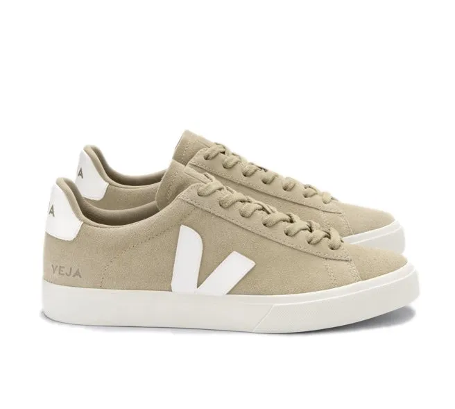 VEJA Campo Suede Dune White Men