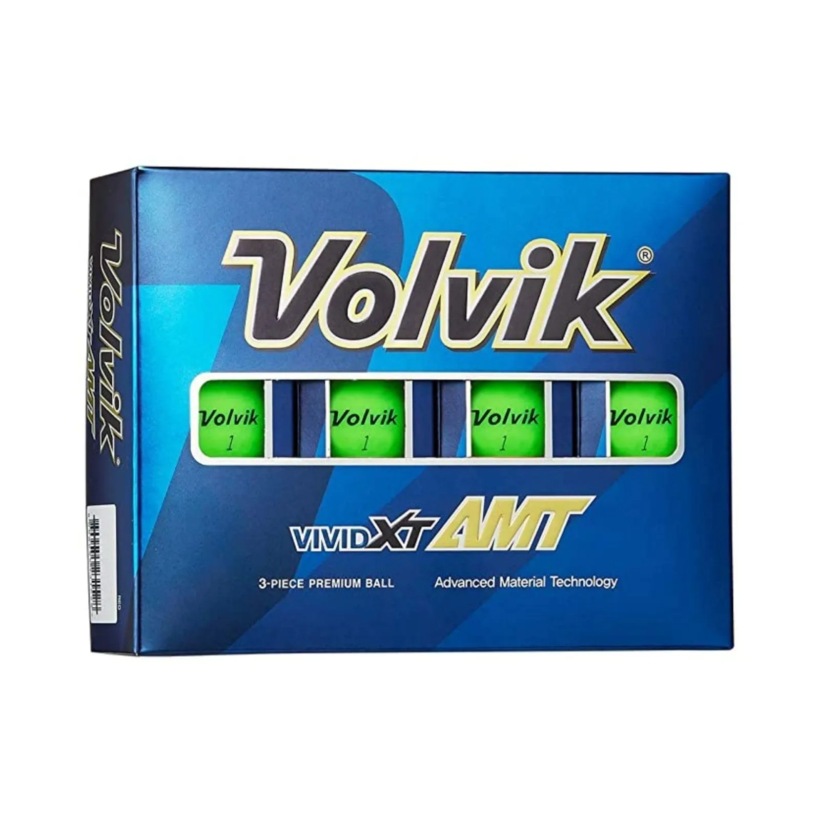 Volvik Vivid XT AMT Golf Balls Matte Red 12pk