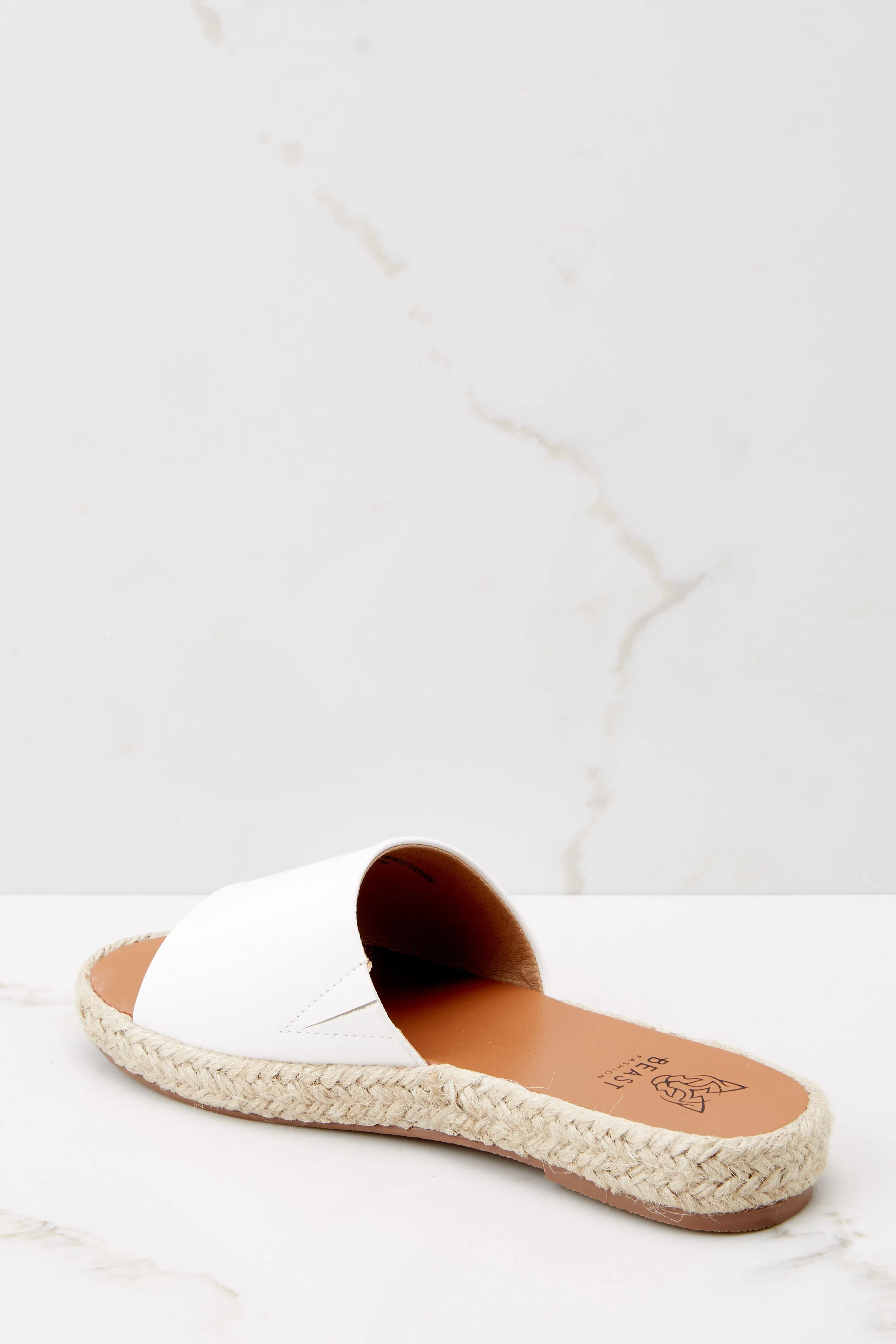 Walk The Talk White Sandals