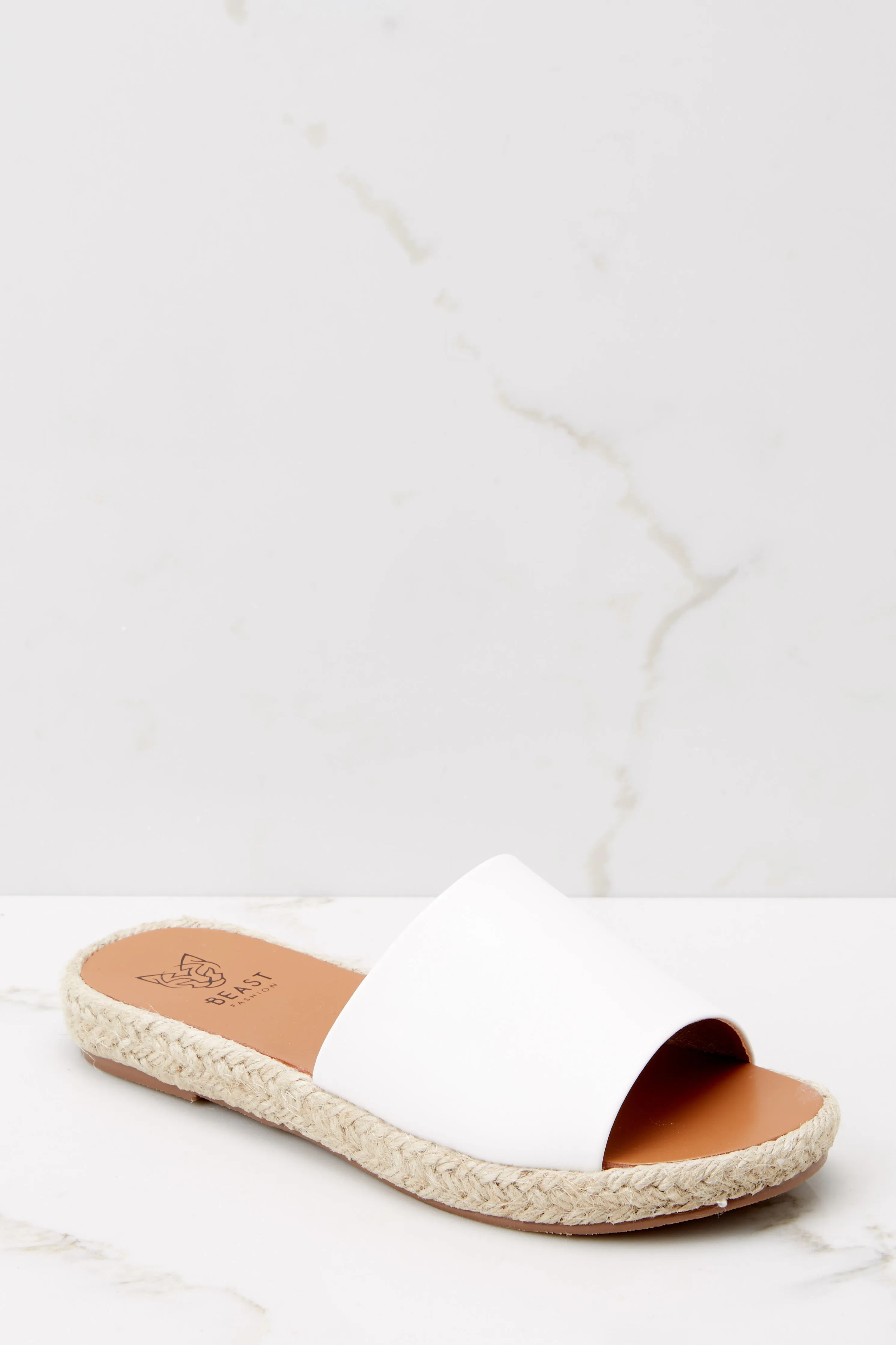 Walk The Talk White Sandals