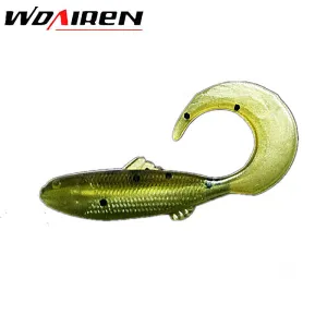 WDAIREN 10 Pcs/lot Fishing Lures 4.5cm 1g FAT Swing Impact Swimbait Craws Soft Lures Fishing Soft Bait Bass Bait YR-254