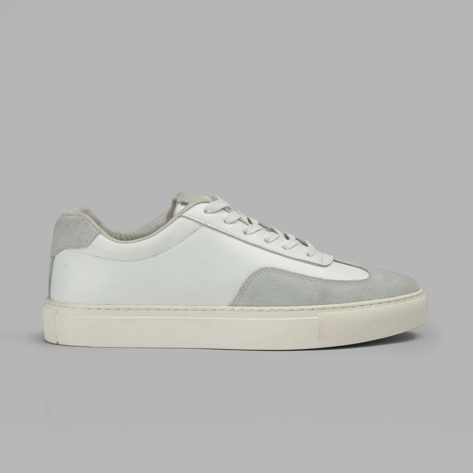 White Gancini Borg Sneakers