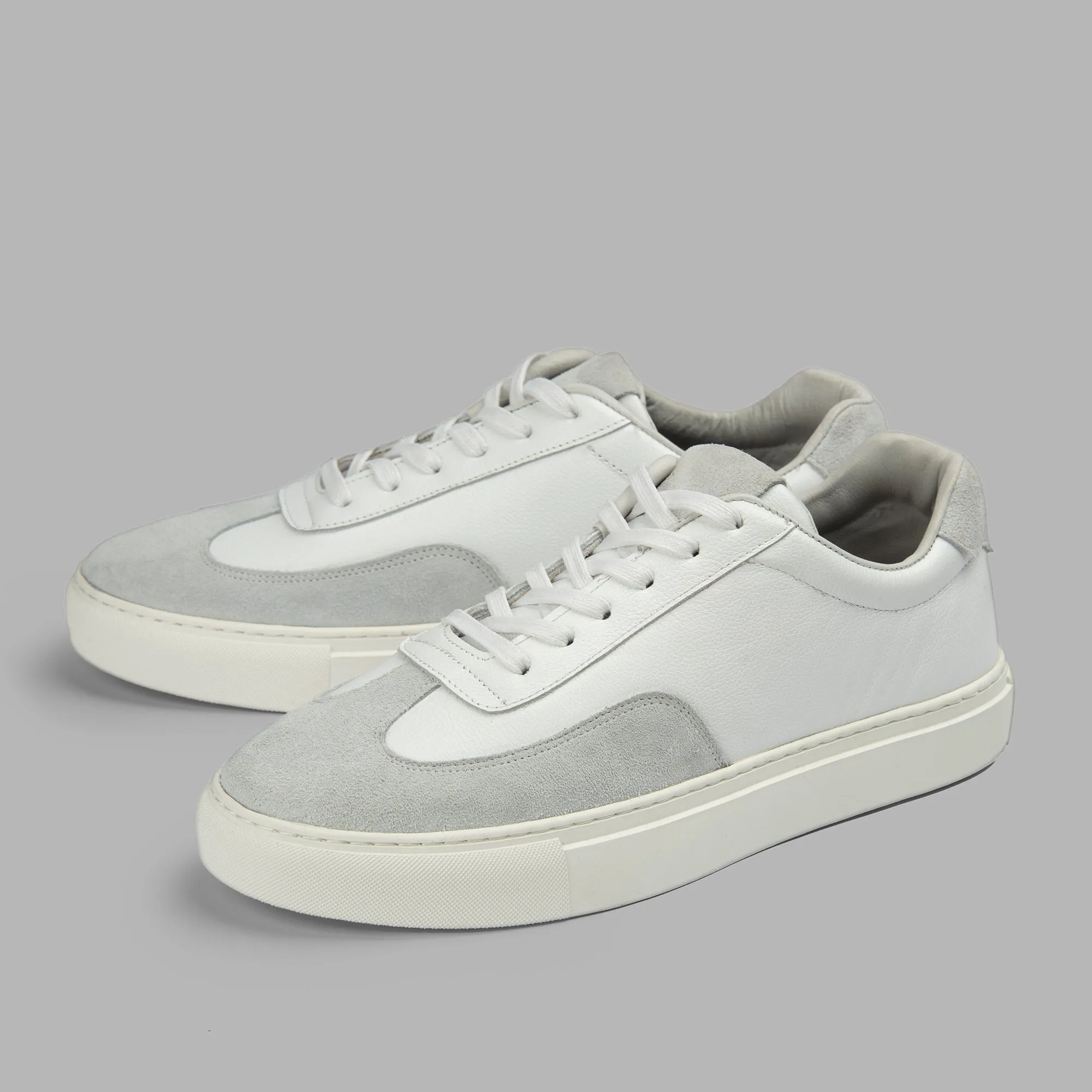 White Gancini Borg Sneakers