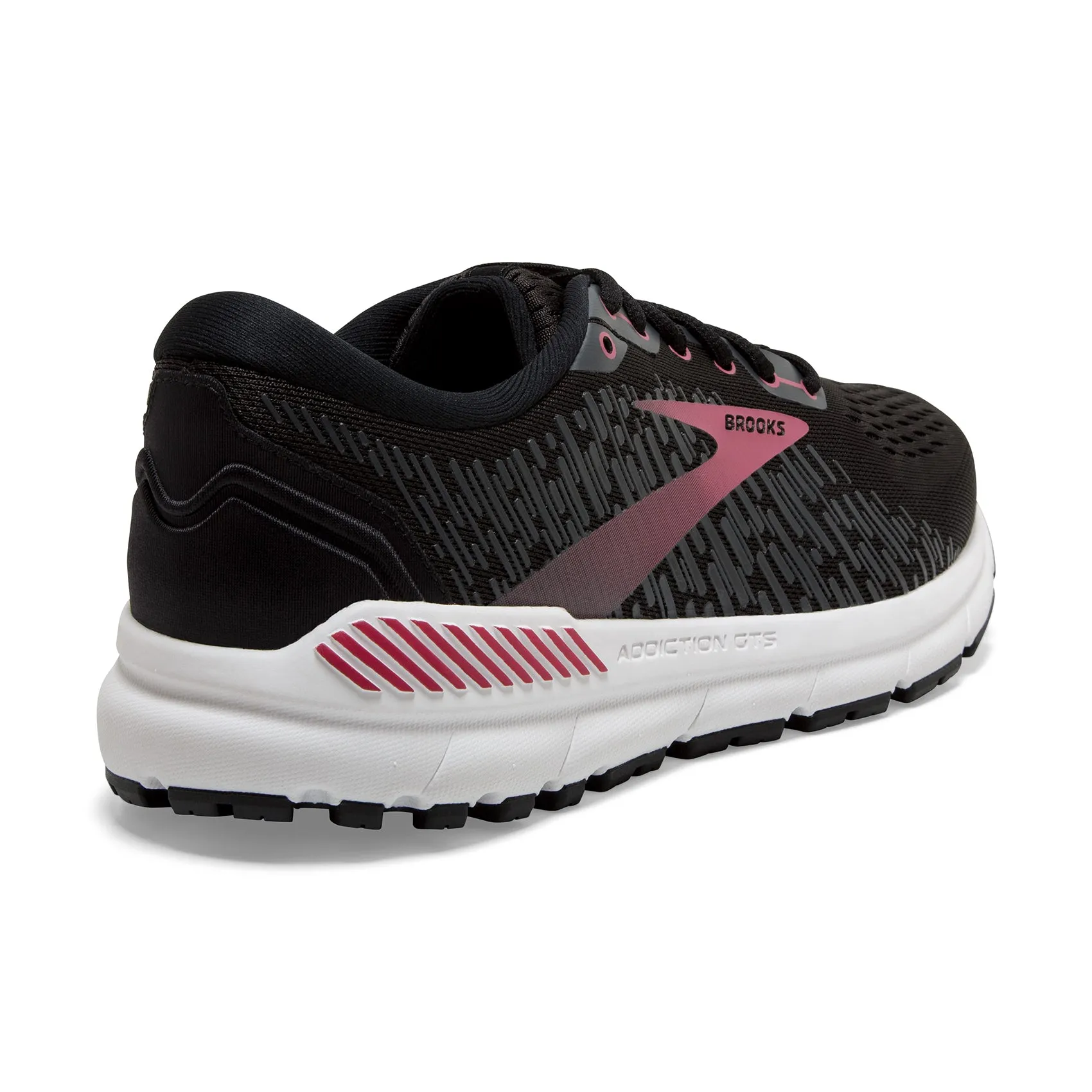 Women's Addiction GTS 15 Running Shoe - Black/Ebony/Mauvewood - Regular (B)