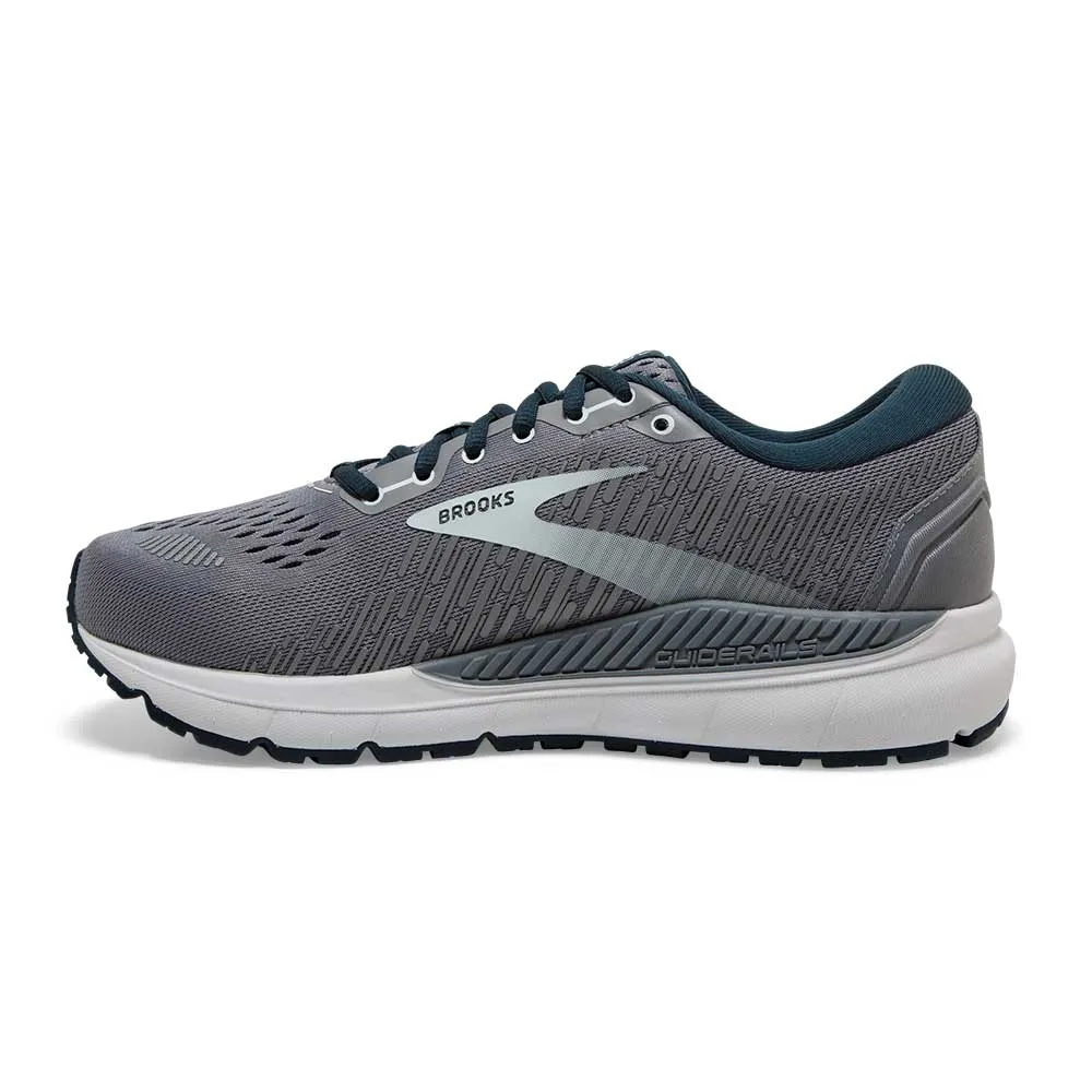 Women's Addiction GTS 15 Running Shoe- Grey/Navy/Aqua- Narrow (2A)