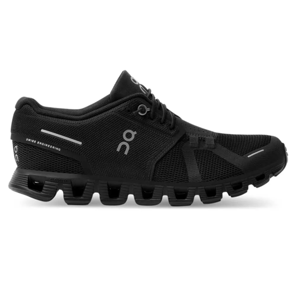 Women's Cloud 5 Running Shoe - All Black - Regular (B)