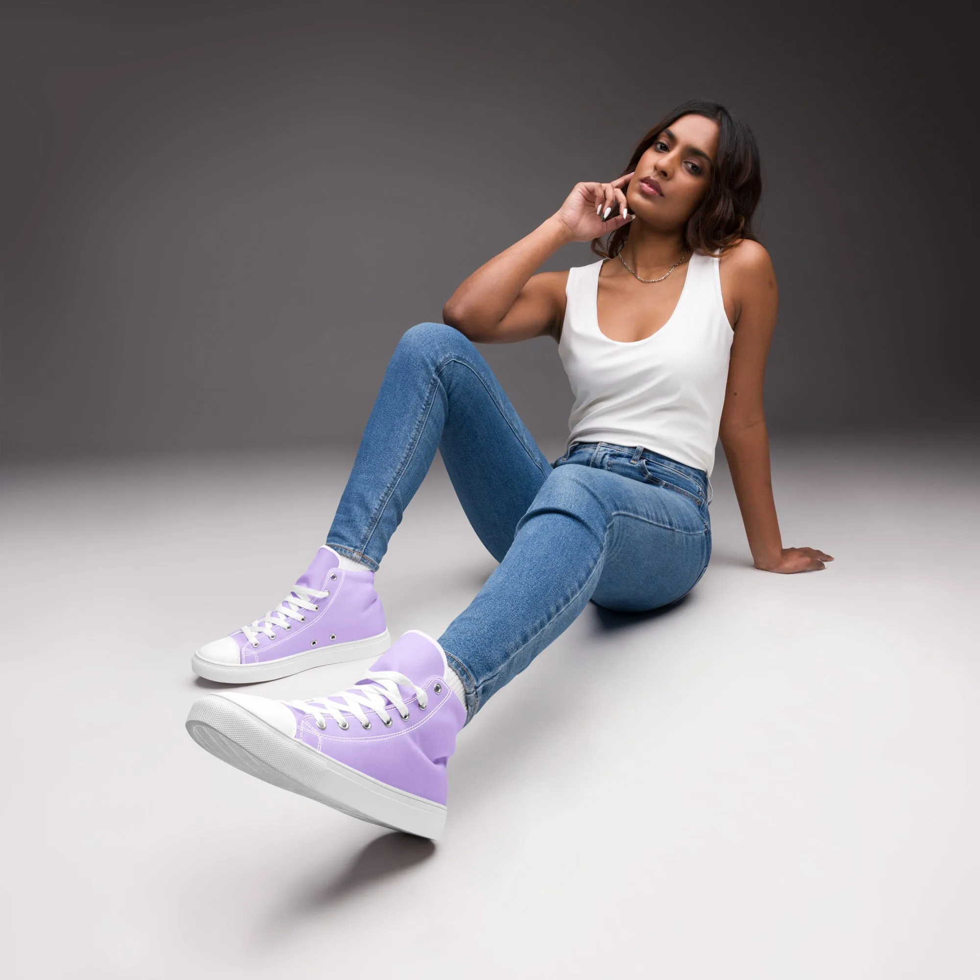 Women’s Lavender High Top Shoes