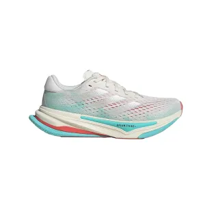 Women's Supernova Prima Running Shoe - Off White/Silver Metalic/Flash Aqua - Regular (B)